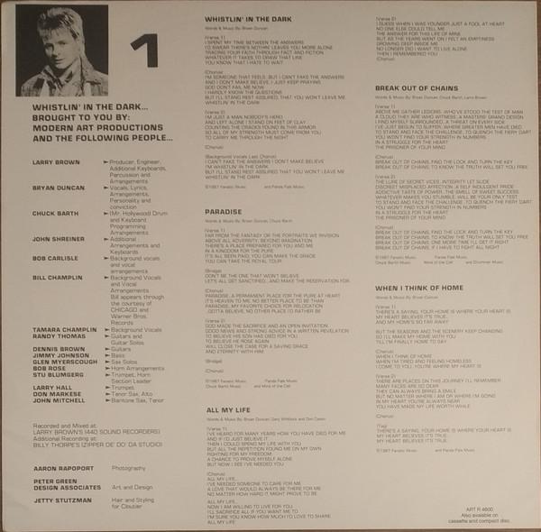 Bryan Duncan - Whistlin' In The Dark - Lp