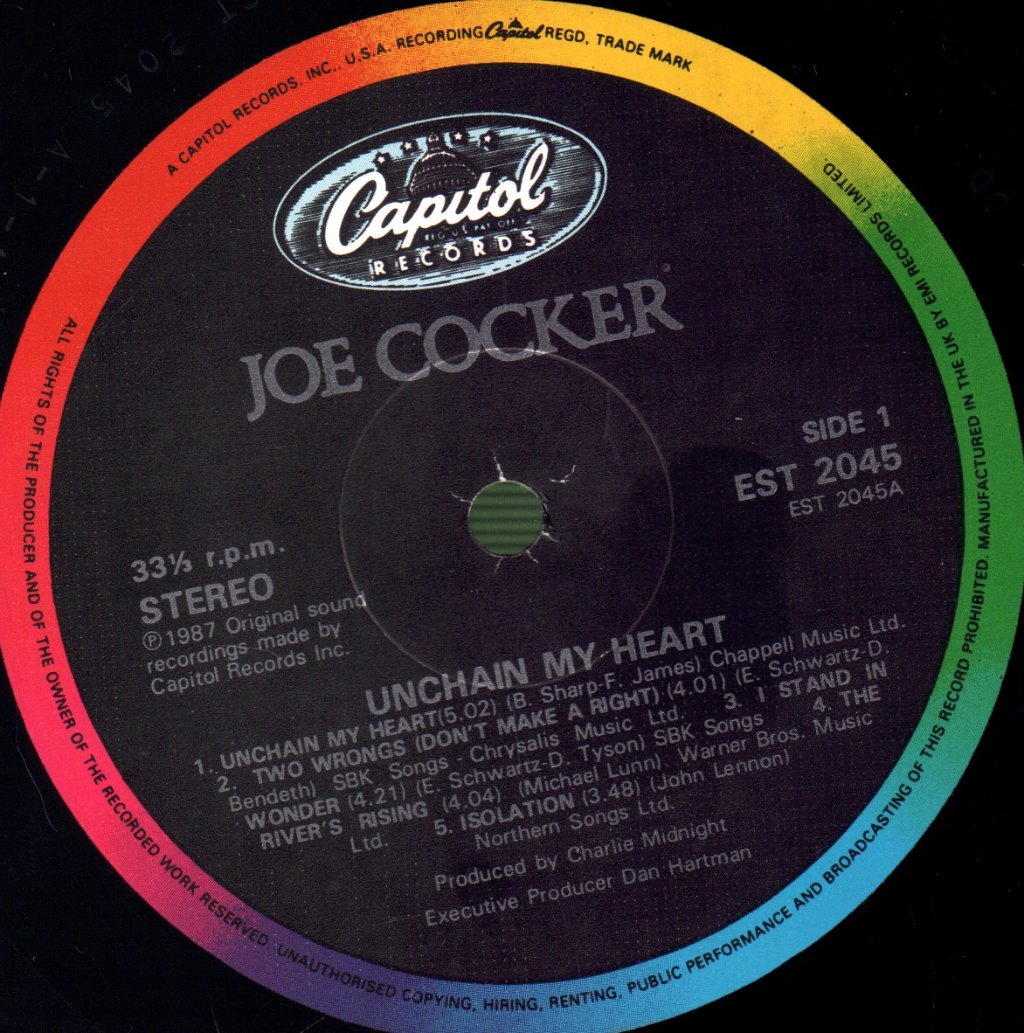Joe Cocker - Unchain My Heart - Lp