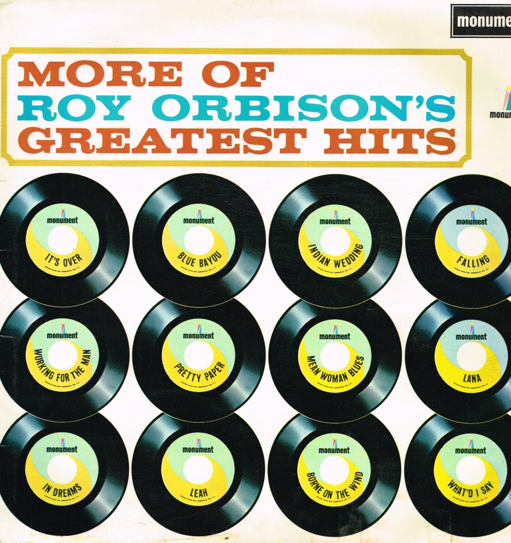 Roy Orbison - More Of Roy Orbison's Greatest Hits - Lp