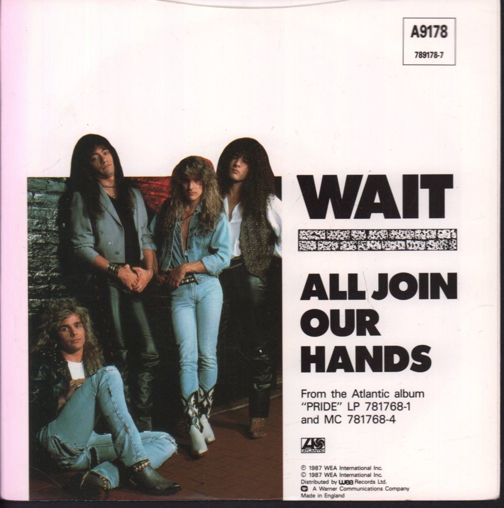 White Lion - Wait - 7 Inch