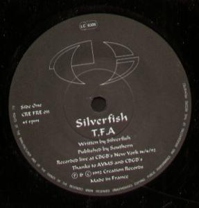 Silverfish - T.f.a. - 7 Inch
