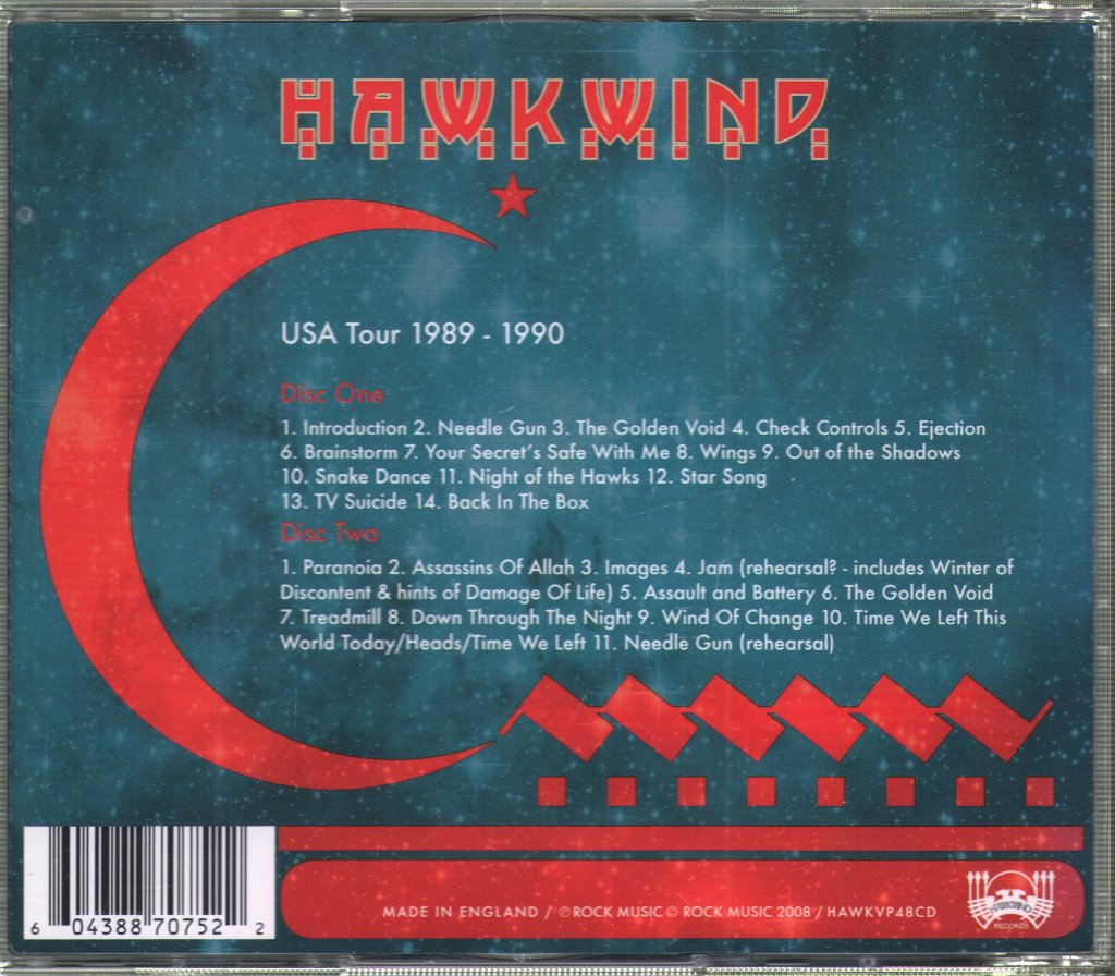 Hawkwind - USA Tour 1989-1990 - Double Cd