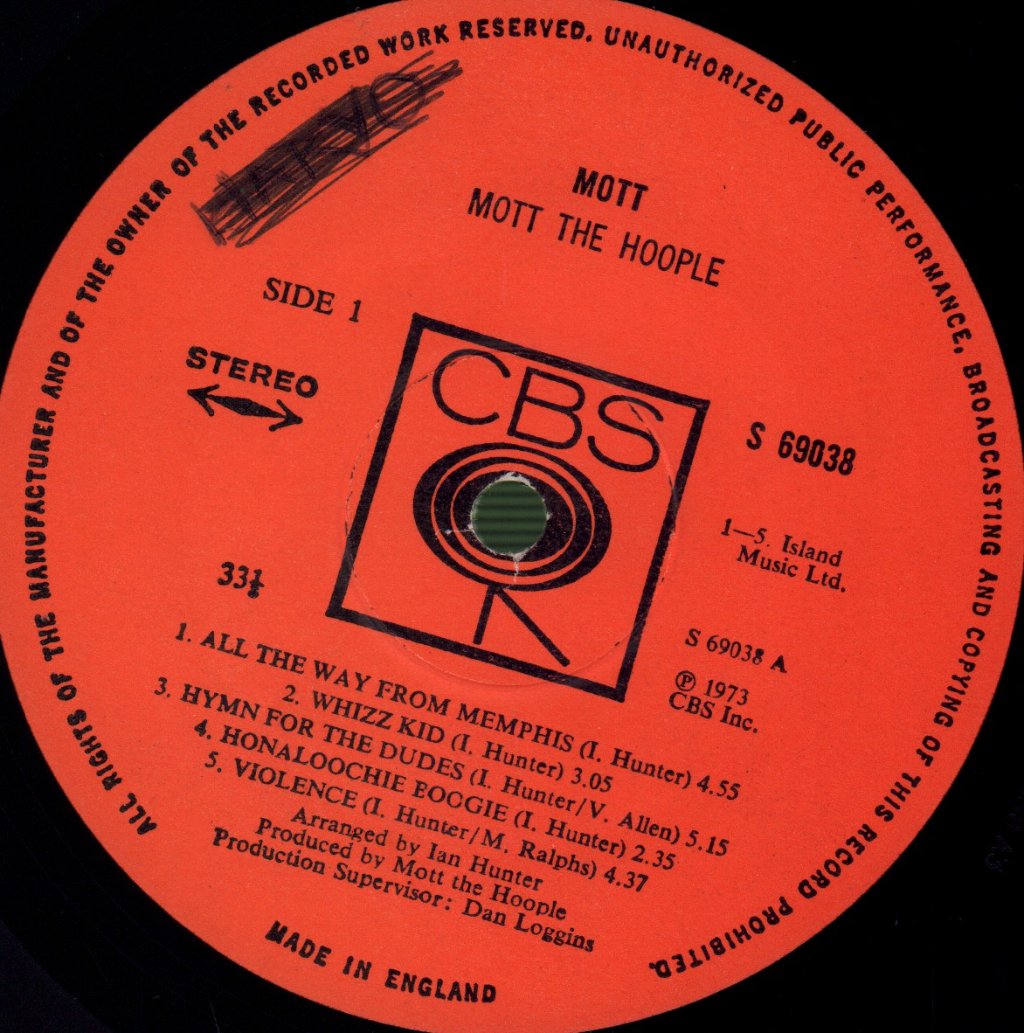 Mott The Hoople - Mott - Lp