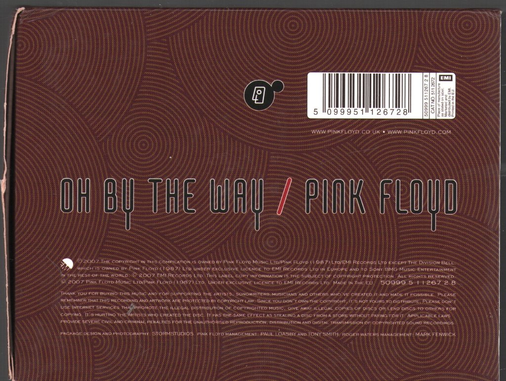 Pink Floyd - Oh By The Way - Cd Box Set