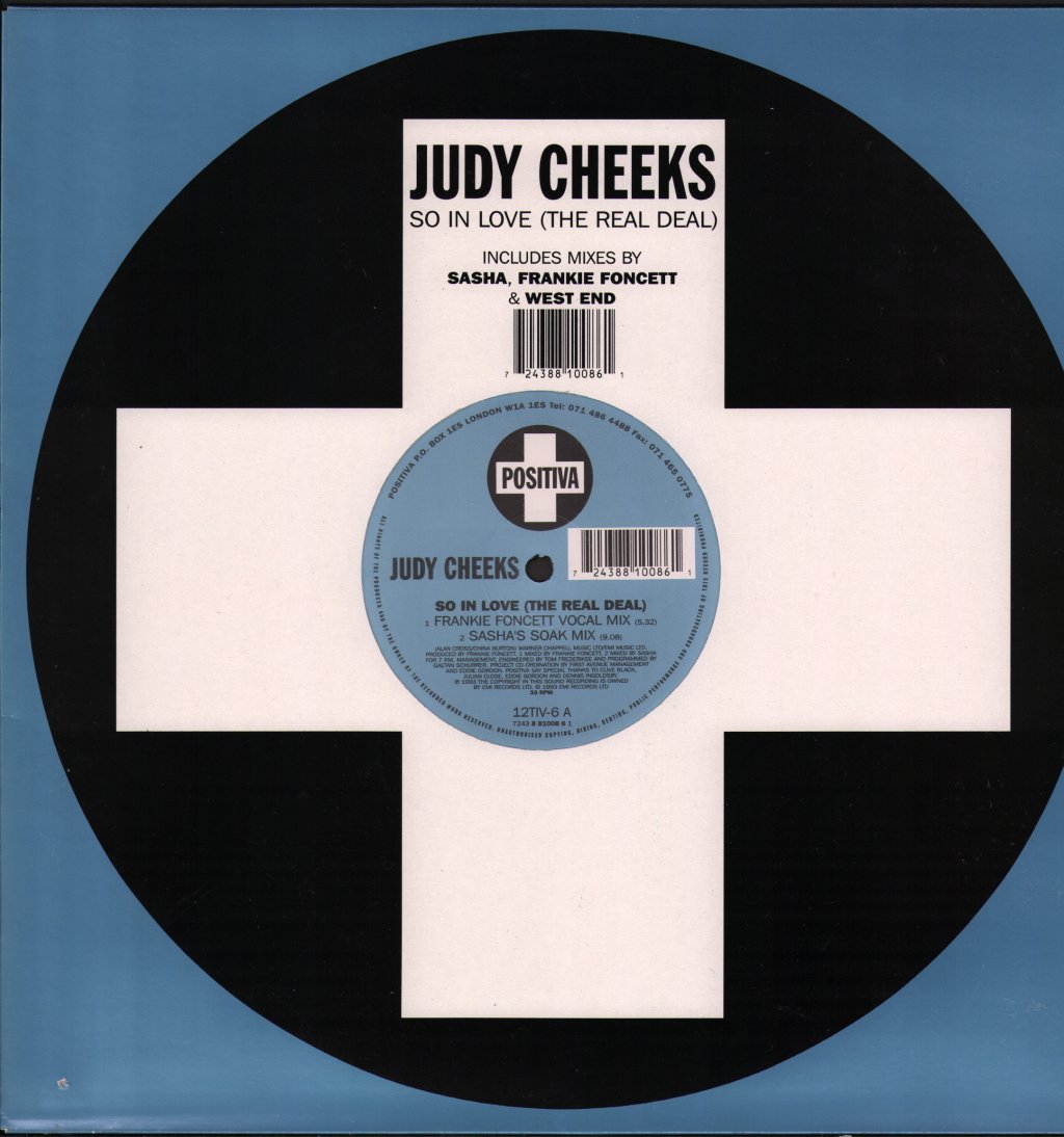 Judy Cheeks - So In Love The Real Deal - 12 Inch