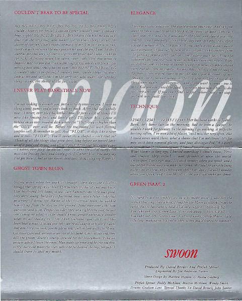 Prefab Sprout - Swoon - Cassette