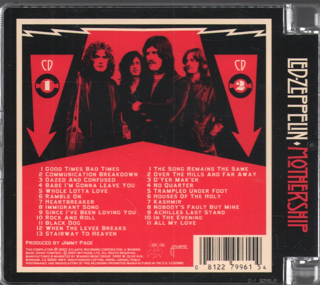 Led Zeppelin - Mothership - Double Cd