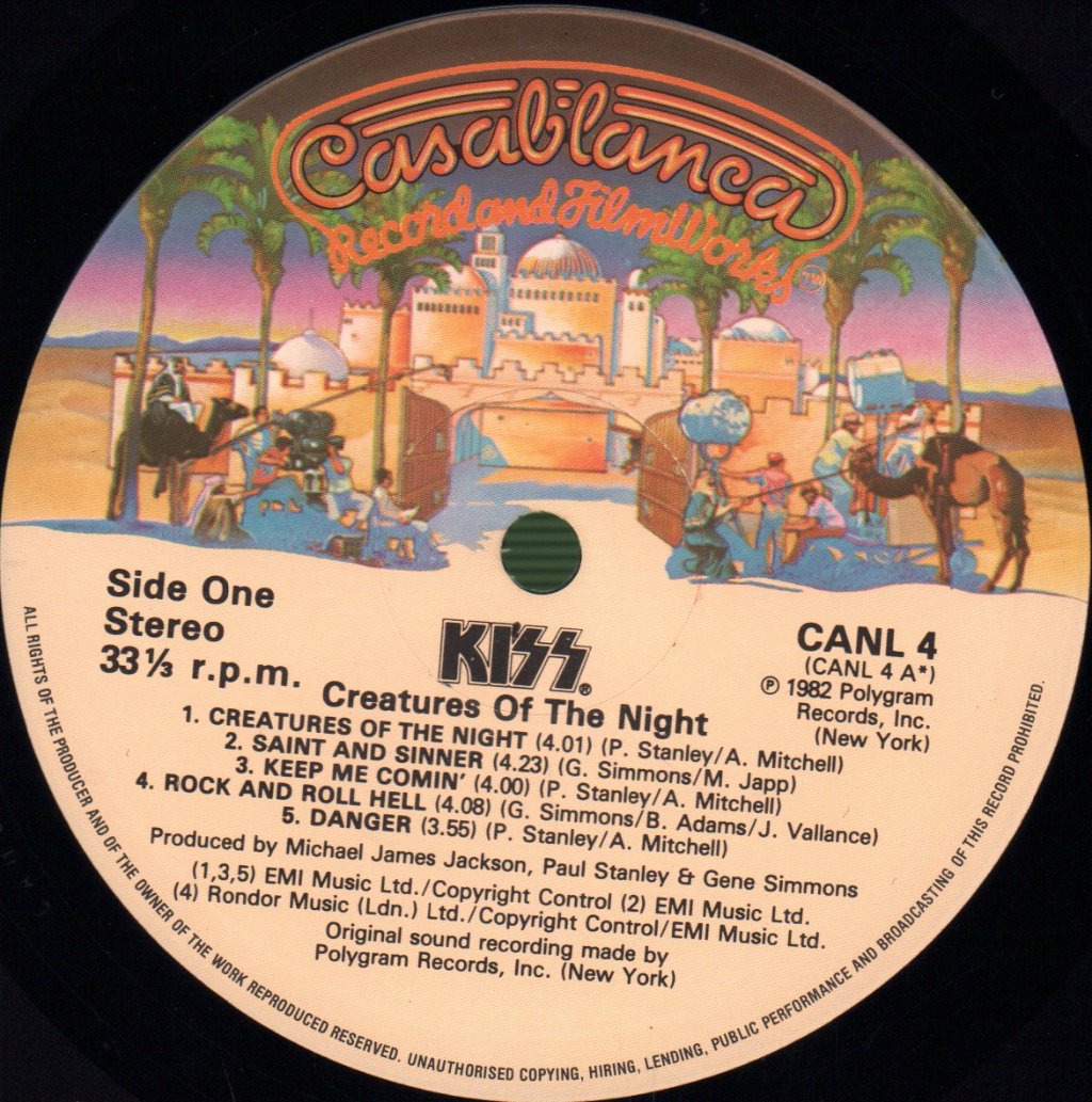 Kiss - Creatures Of The Night - Lp