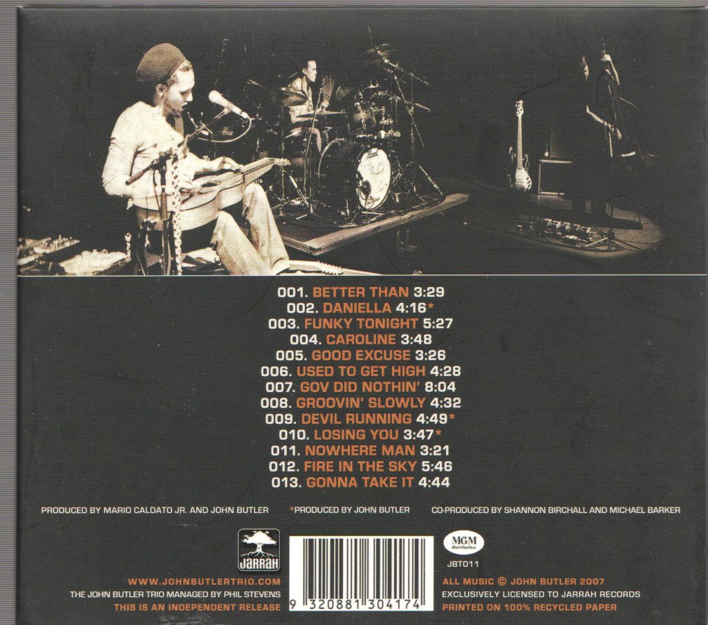 John Butler Trio - Grand National - Cd