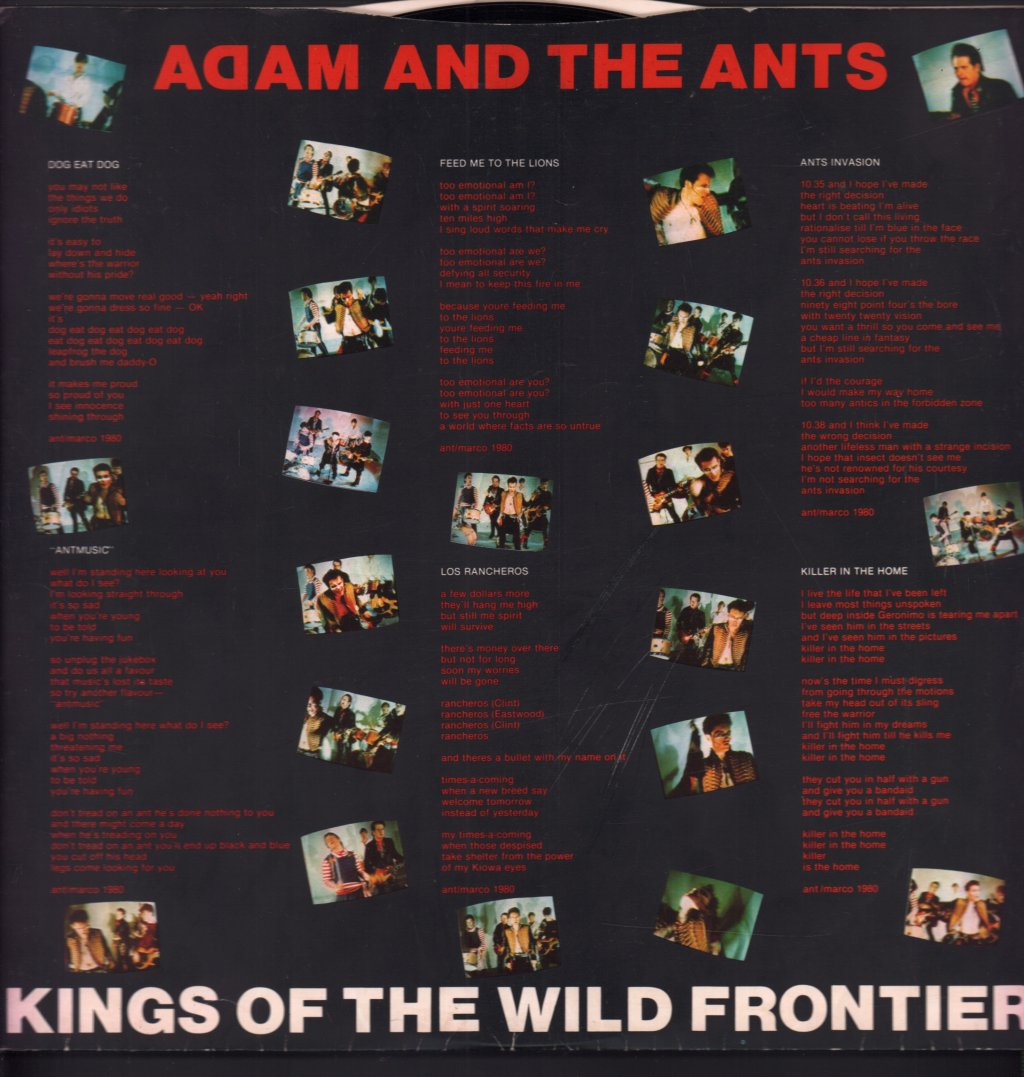 Adam And The Ants - Kings Of The Wild Frontier - Lp