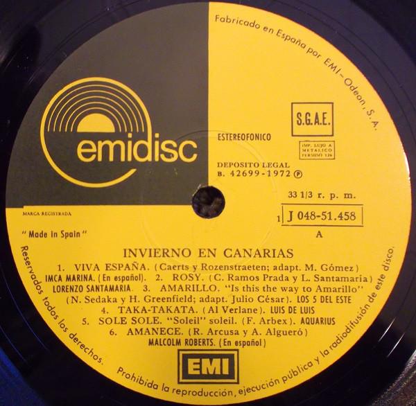 Various Artists - Vacaciones En Canarias - Lp
