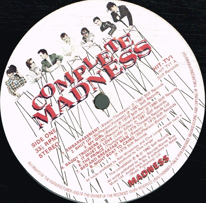 Madness - Complete Madness - Lp