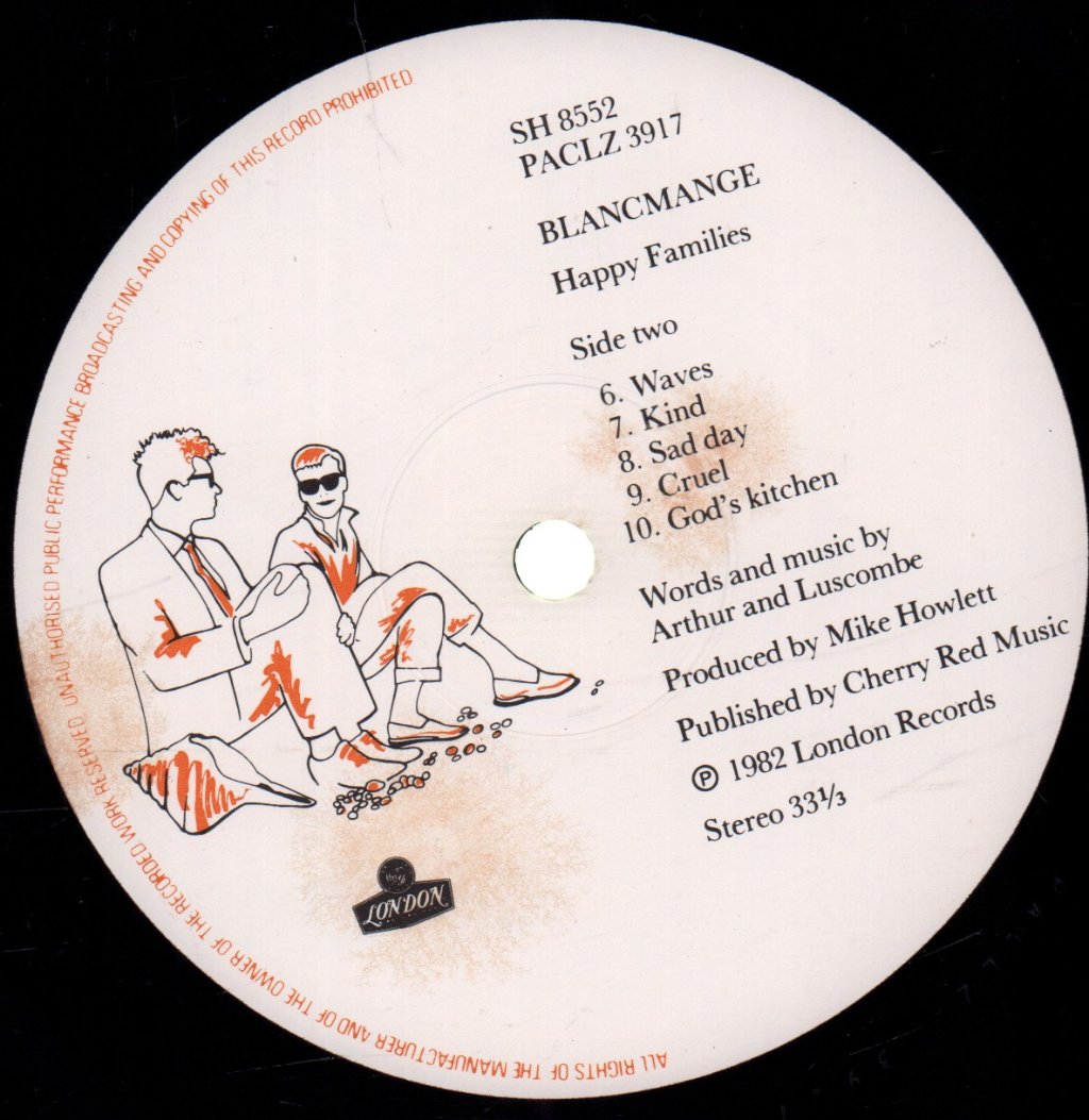 Blancmange - Happy Families - Lp