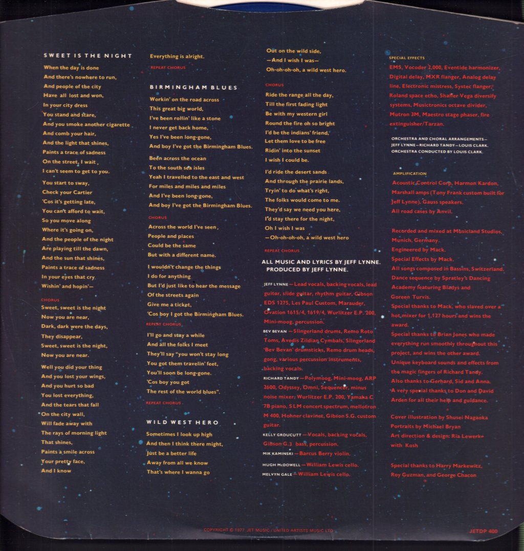 Electric Light Orchestra - Out Of The Blue - Double Lp