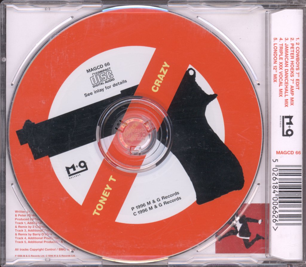 Tony T - Crazy - Cd