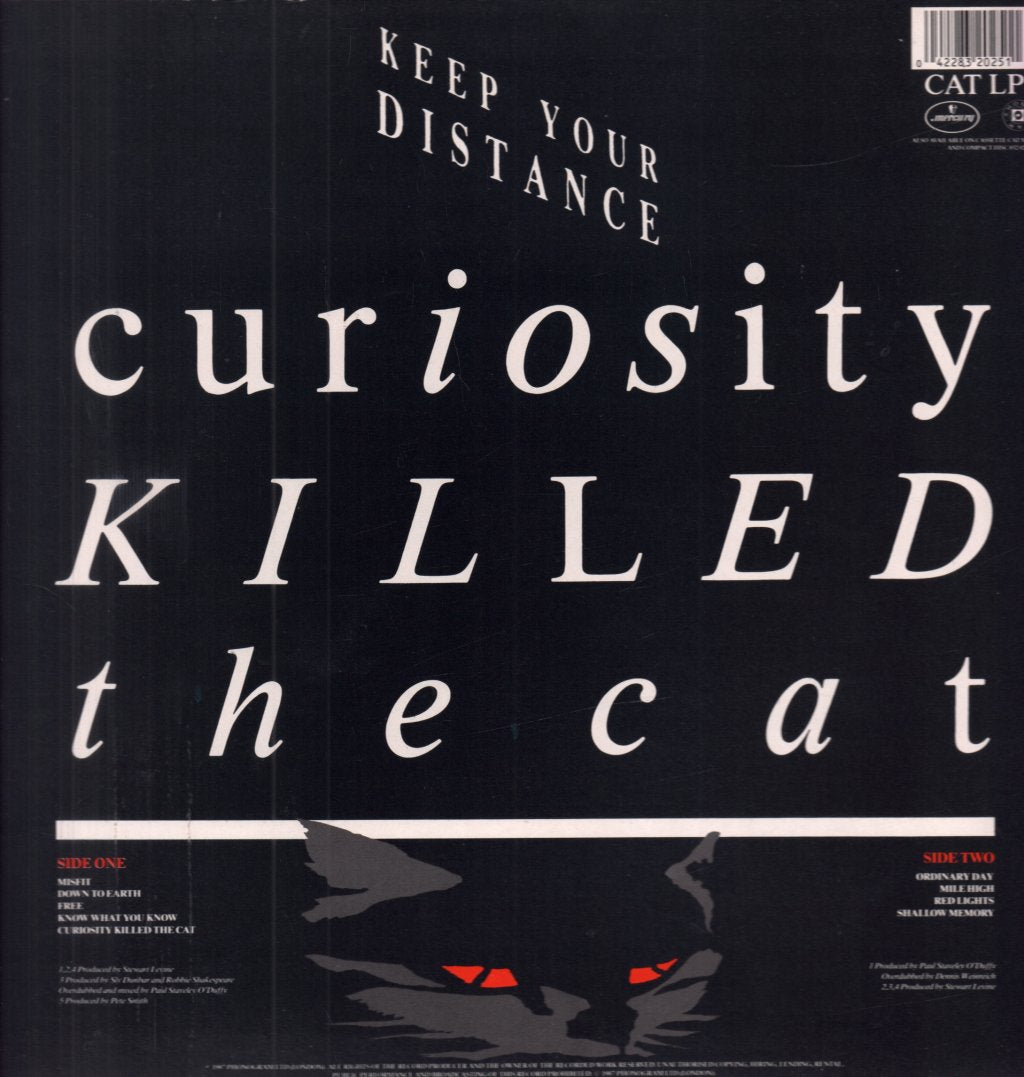 Curiosity Killed The Cat - Keep Your Distance - Lp