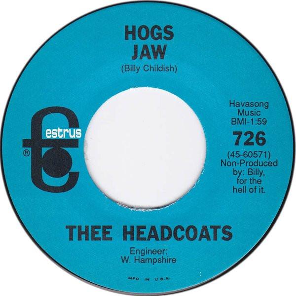 Thee Headcoats - My Dear Watson - 7 Inch