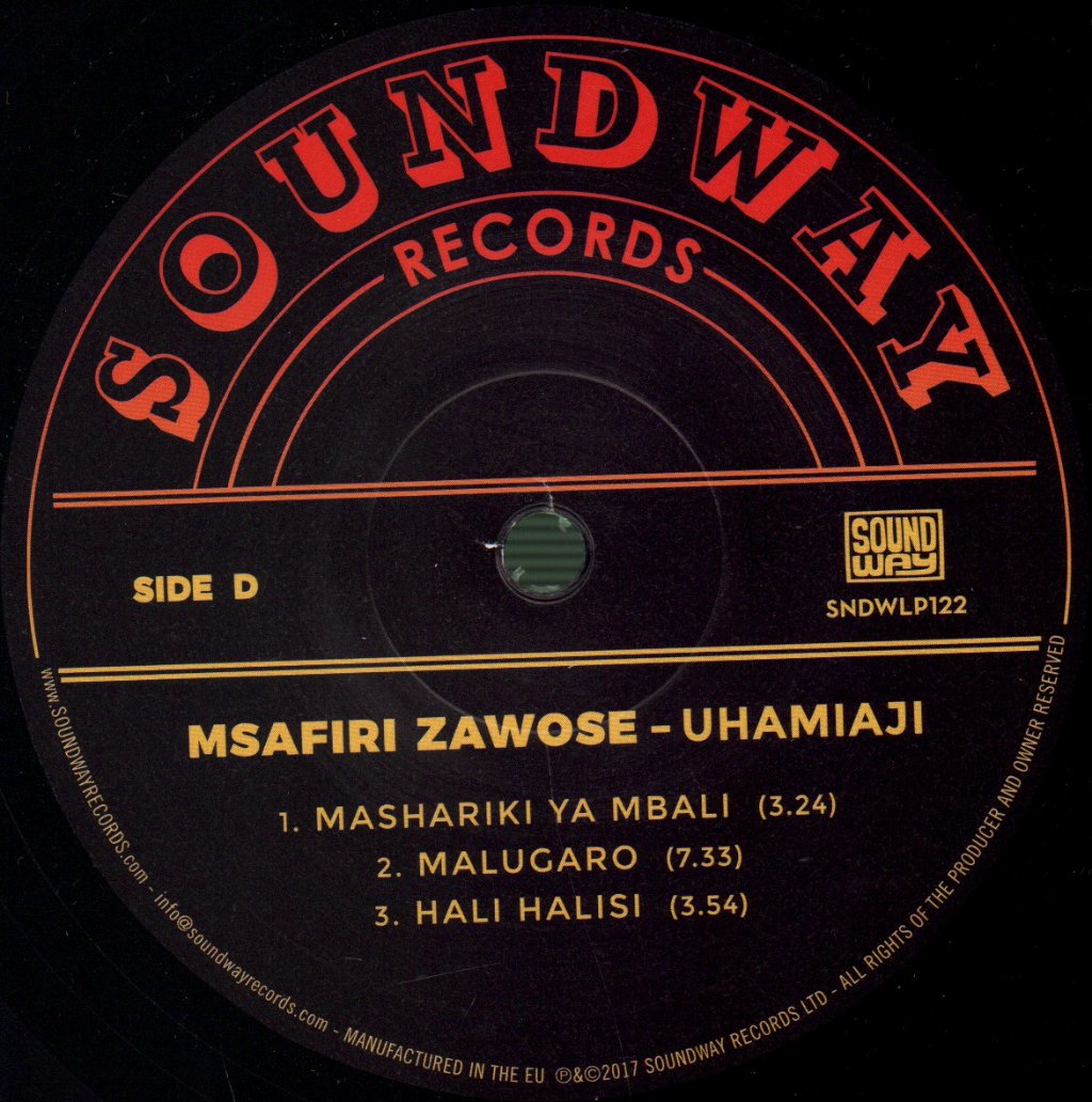 Msafiri Zawose - Uhamiaji - Double Lp