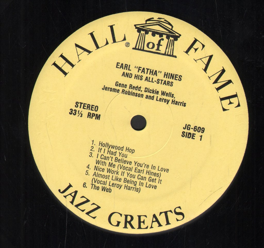 Earl Fatha Hines And His All Stars - Earl Fatha Hines And His All Stars - Lp