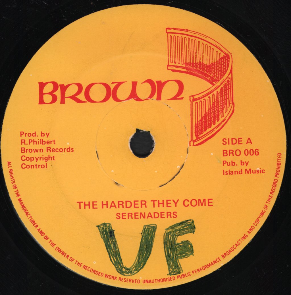 Serenaders - This Is A Letter / The Harder They Come - 12 Inch