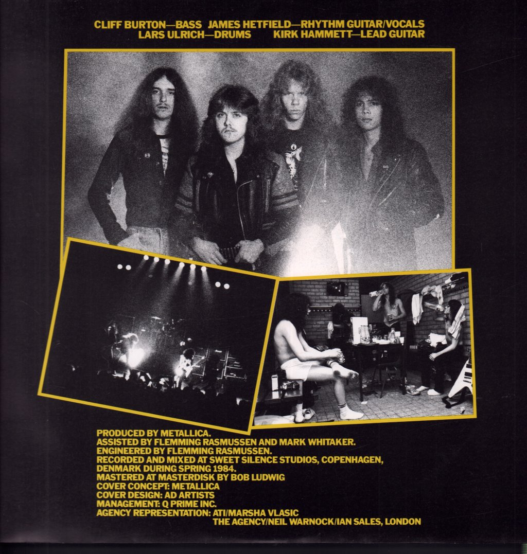 Metallica - Ride The Lightning - Lp