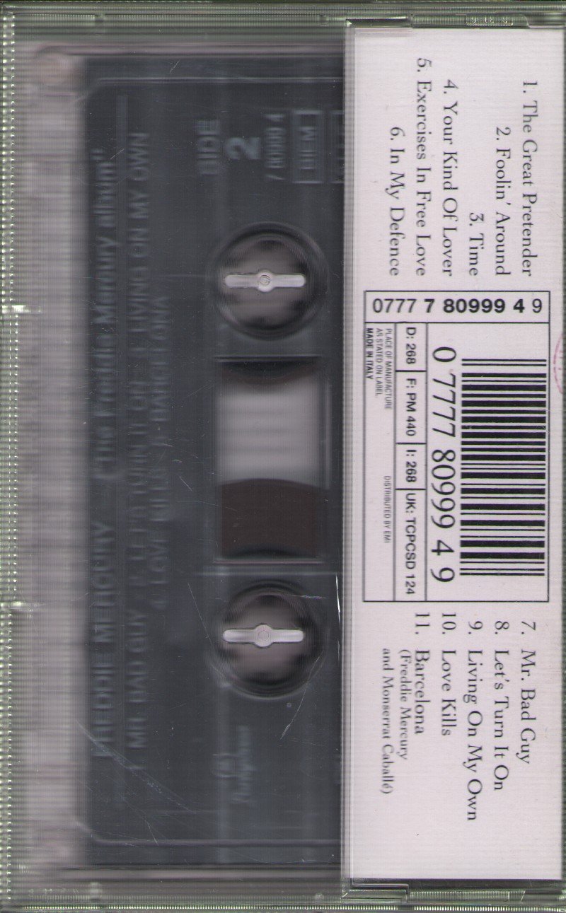 Freddie Mercury - Album - Cassette