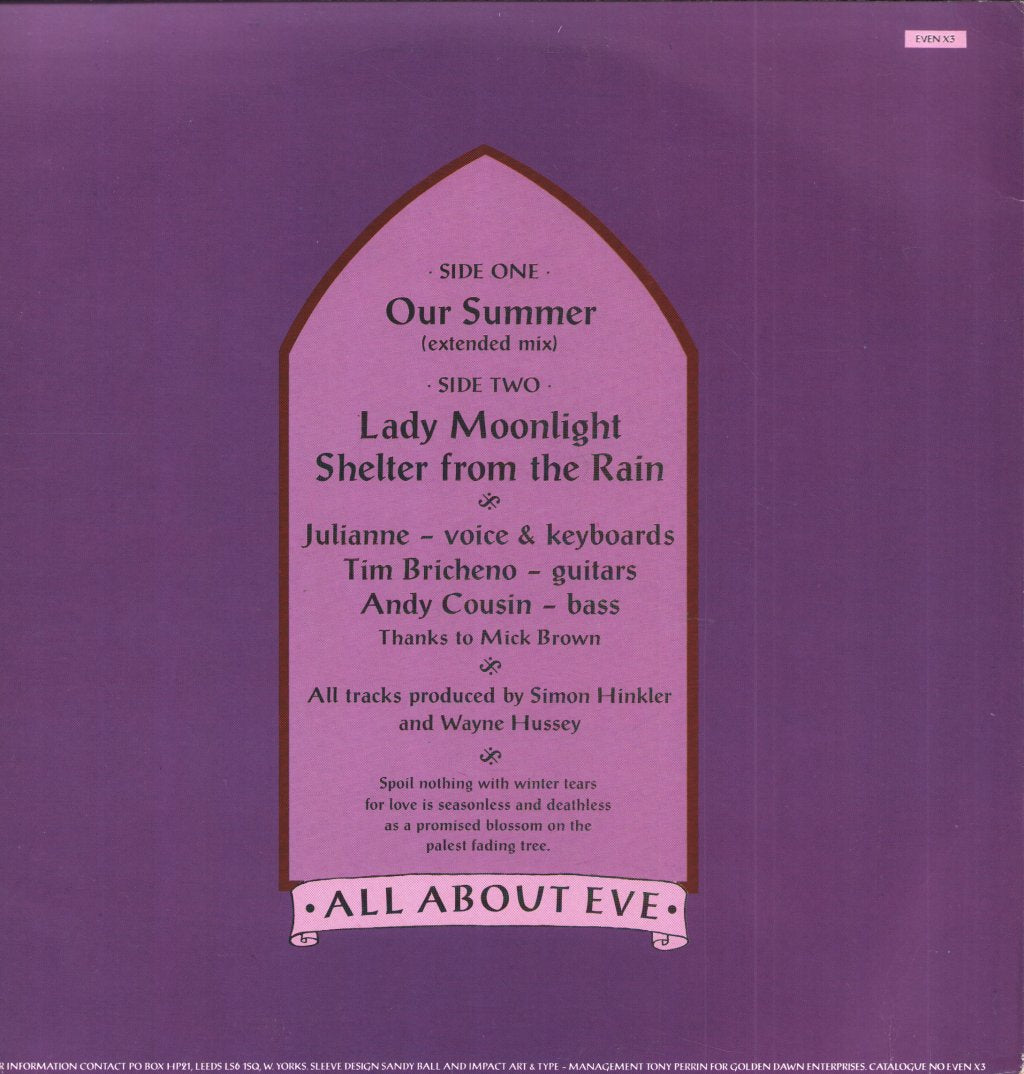 All About Eve - Our Summer - 12 Inch