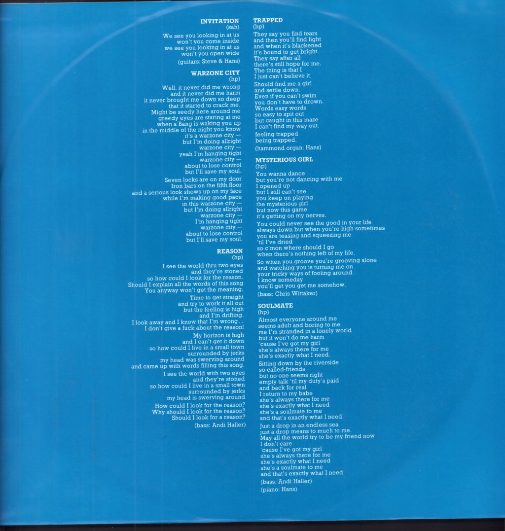 Hp Zinker - Perseverance - Lp