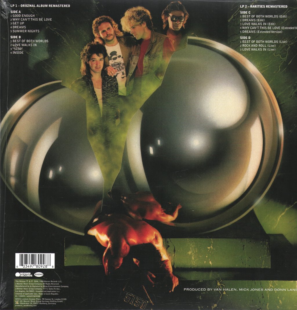 Van Halen - 5150 - Double Lp