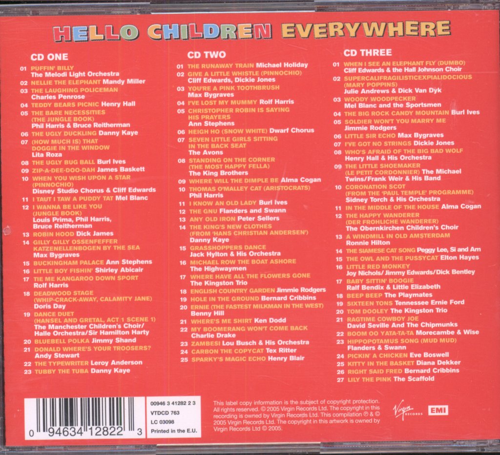 Various Artists - Hello Children Everywhere - Triple Cd