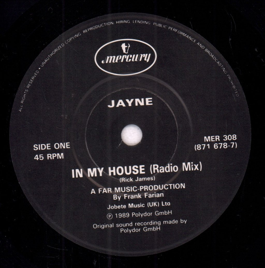 Jayne - In My House - 7 Inch