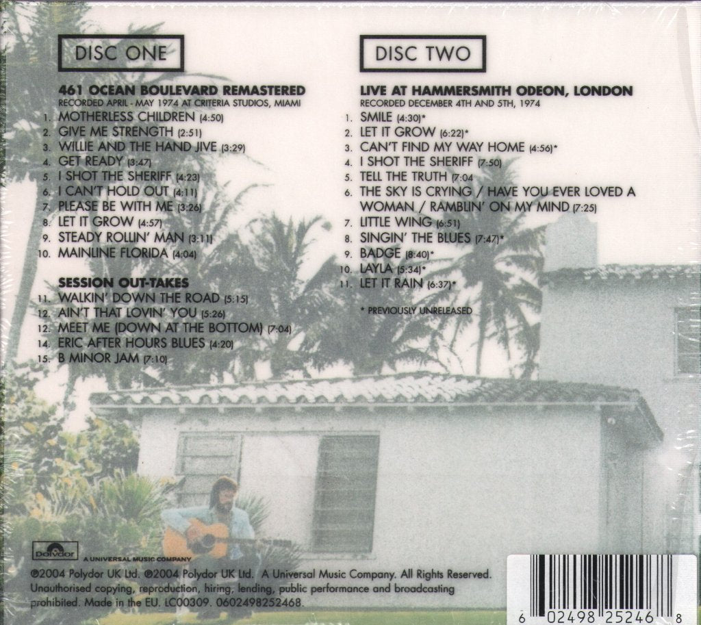 Eric Clapton - 461 Ocean Boulevard - Cd