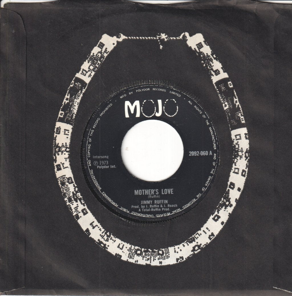 Jimmy Ruffin - Mother's Love - 7 Inch