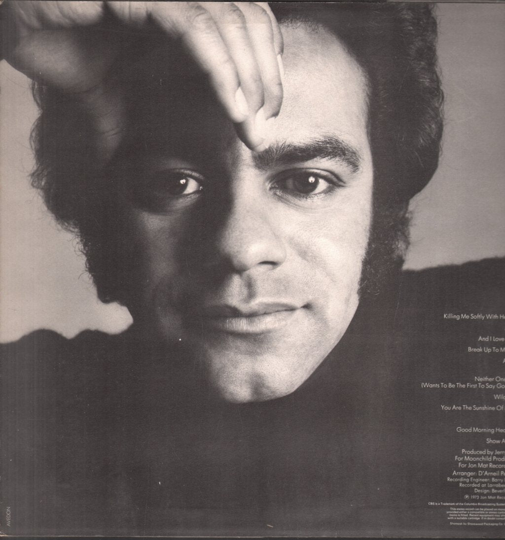 Johnny Mathis - Killing Me Softly With Her Song - Lp