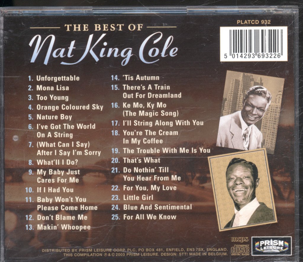 Nat King Cole - Best Of Nat King Cole - Cd