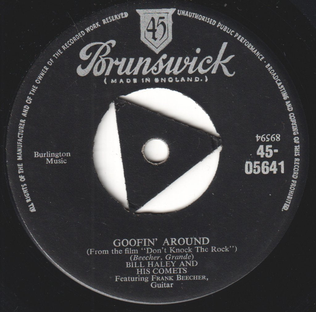 Bill Haley And His Comets - Hook Line And Sinker - 7 Inch