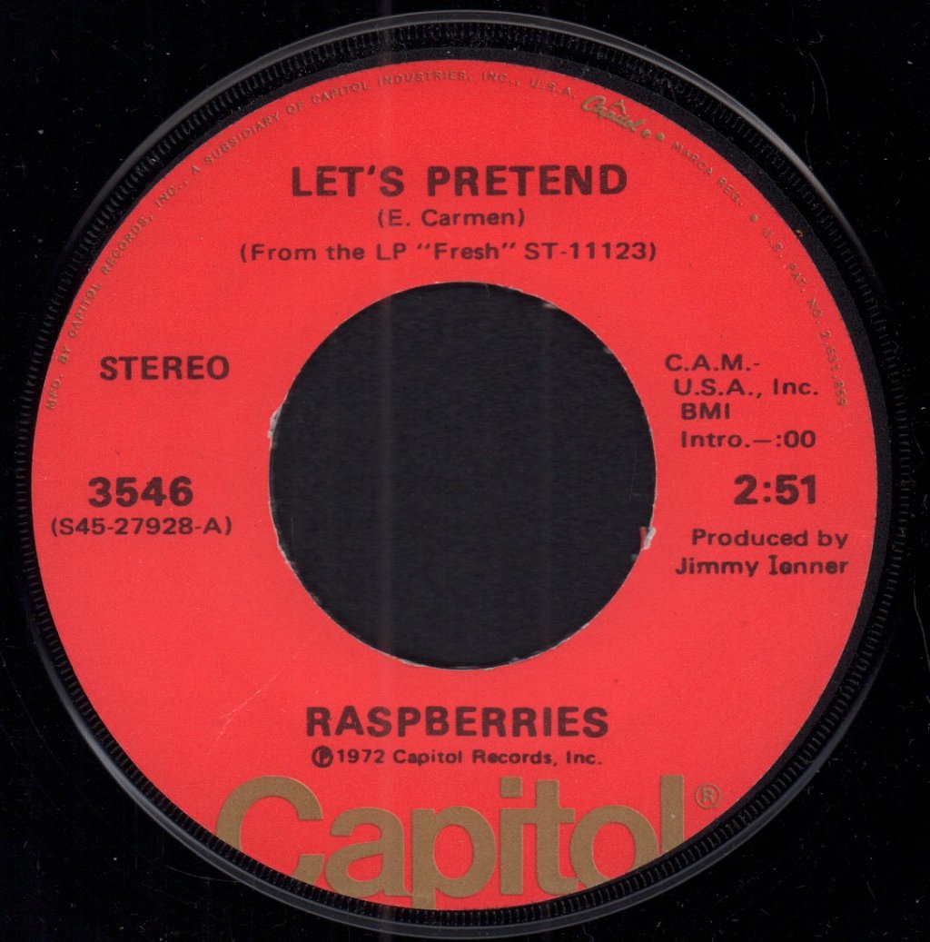Raspberries - Let's Pretend - 7 Inch