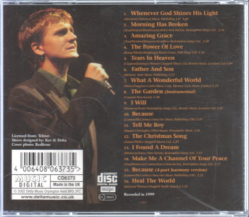 Aled Jones - Whenever God Shines His Light - Cd