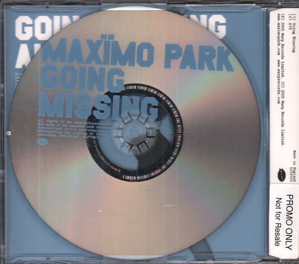 Maximo Park - Going Missing - Cd