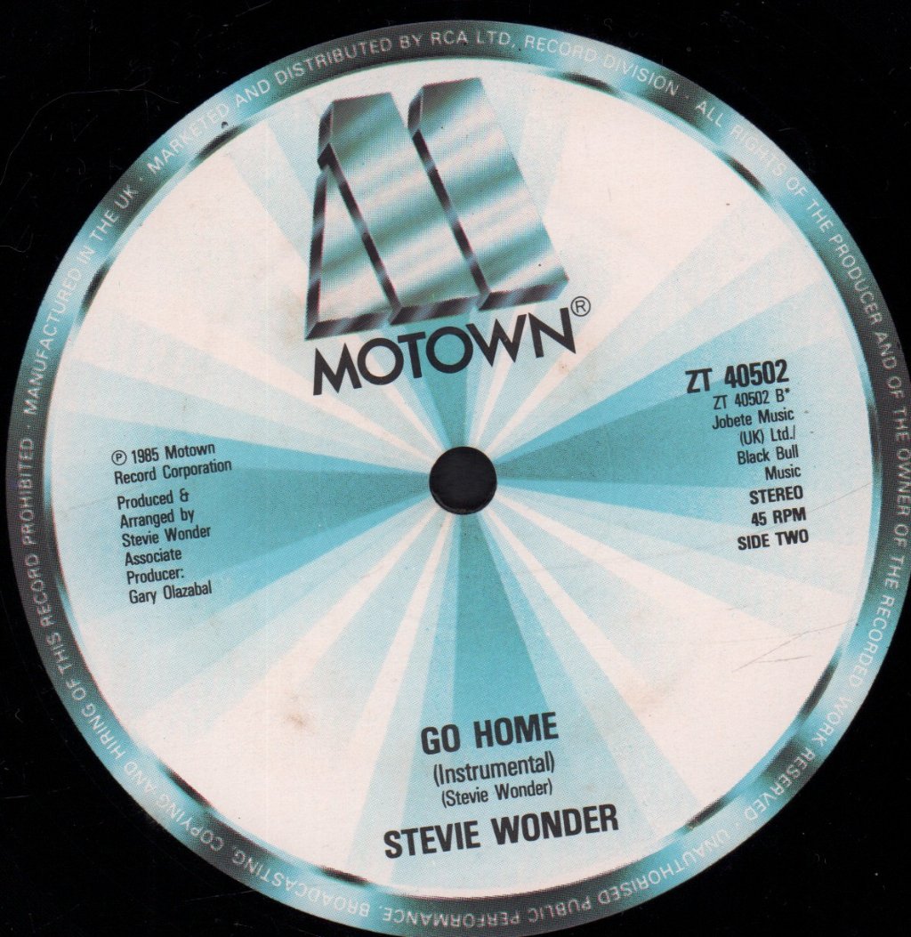Stevie Wonder - Go Home - 12 Inch