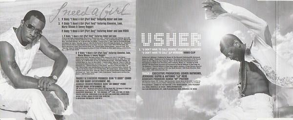 P. Diddy Feat. Usher & Loon / Usher - I Need A Girl - Cd