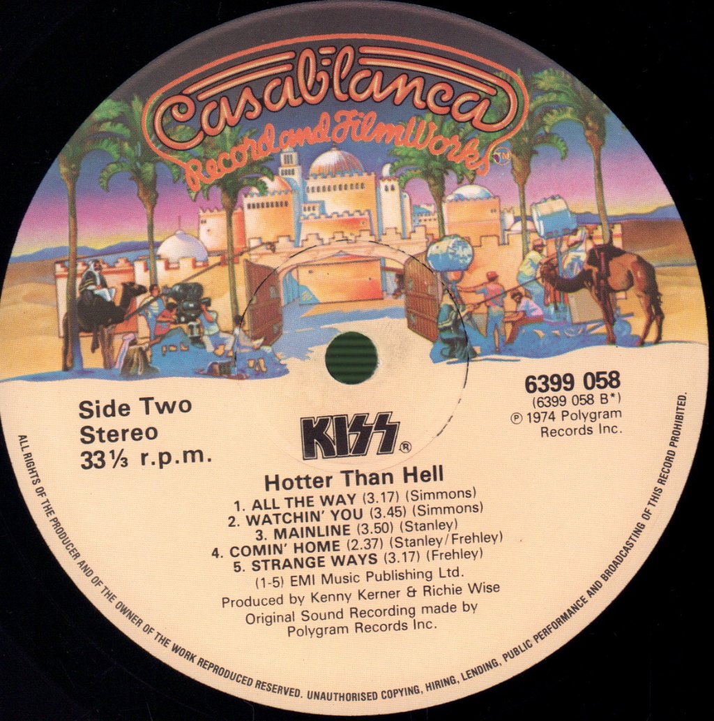Kiss - Hotter Than Hell - Lp