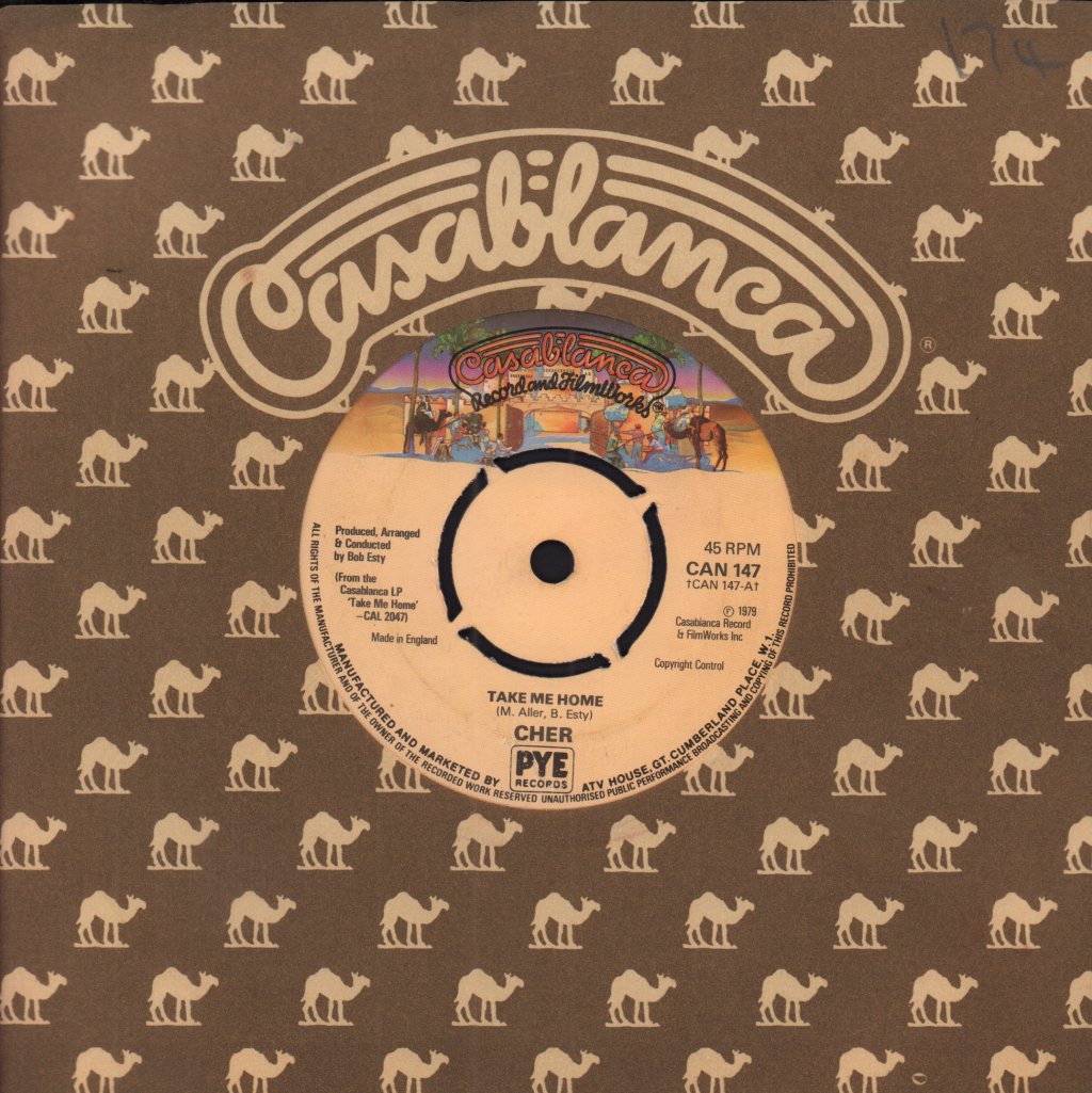 Cher - Take Me Home - 7 Inch