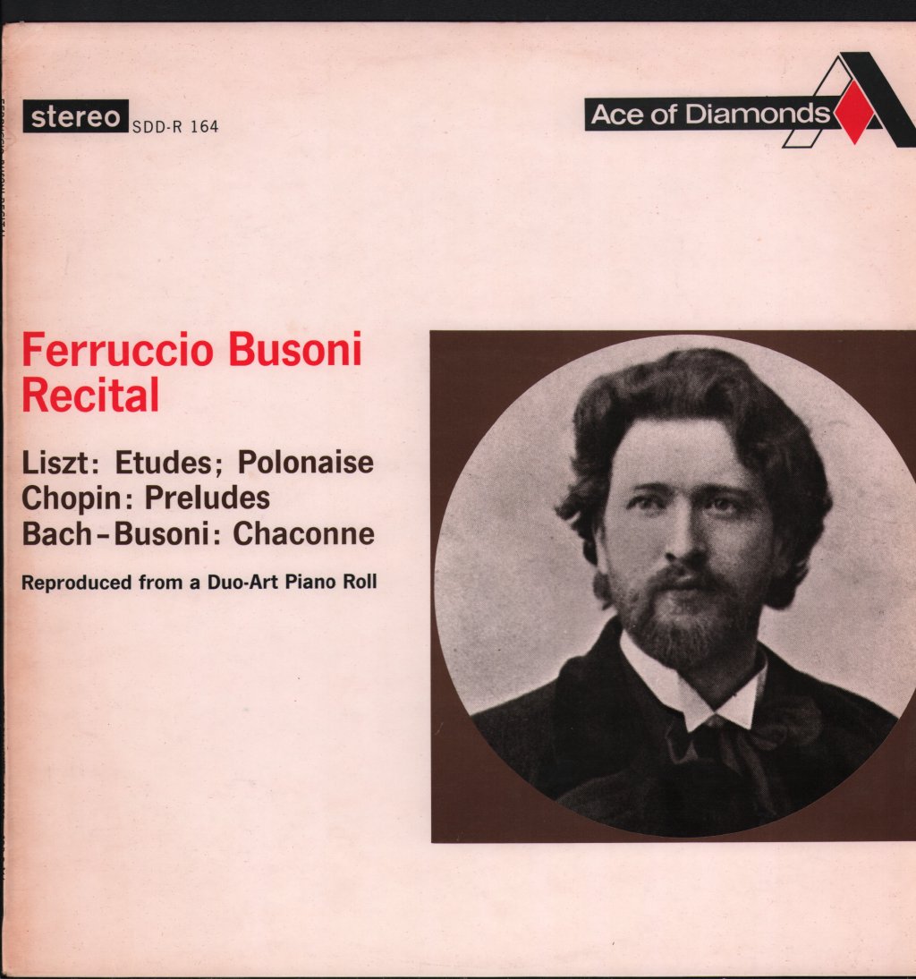 Ferruccio Busoni - Ferruccio Busoni Recital - Lp