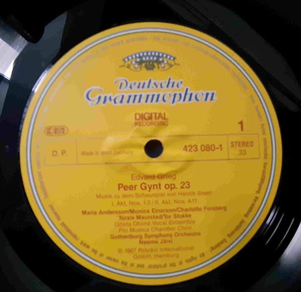 Neeme Jarvi - sigurd jorsalfar grieg Peer Gynt - Double Lp