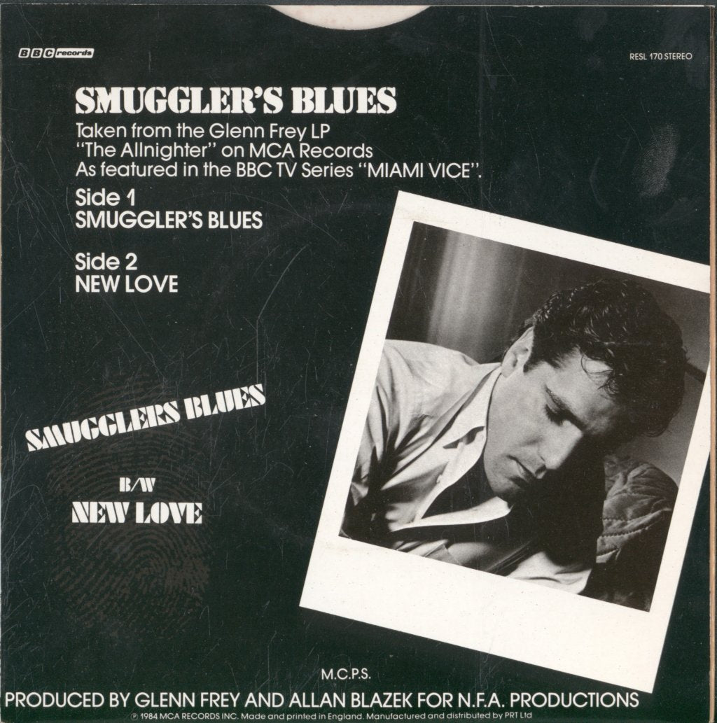 Glenn Frey - Smugglers Blues - 7 Inch