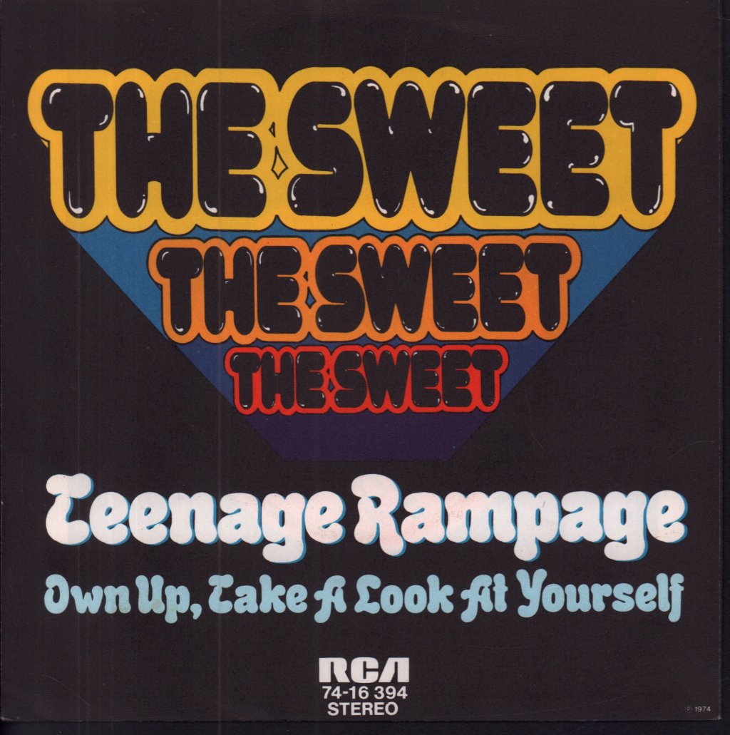 Sweet - Teenage Rampage - 7 Inch