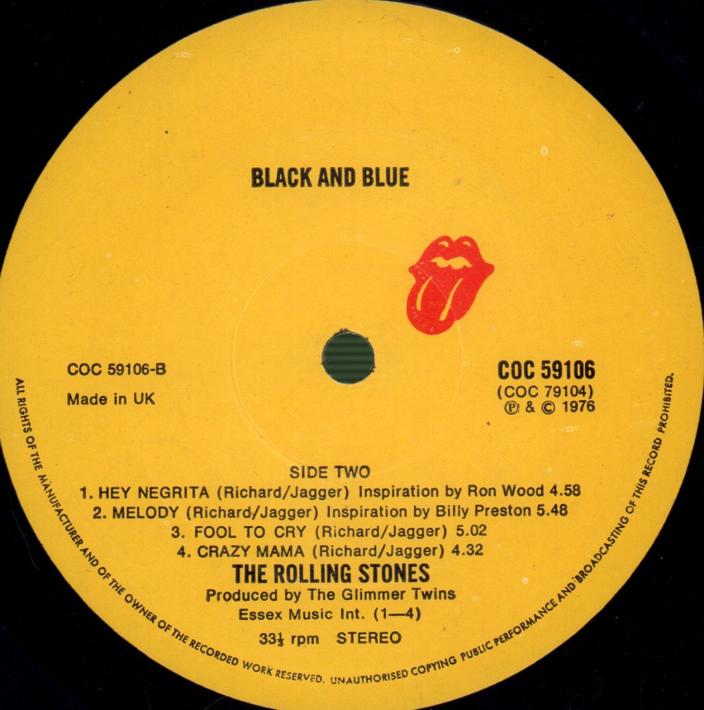 Rolling Stones - Black And Blue - Lp