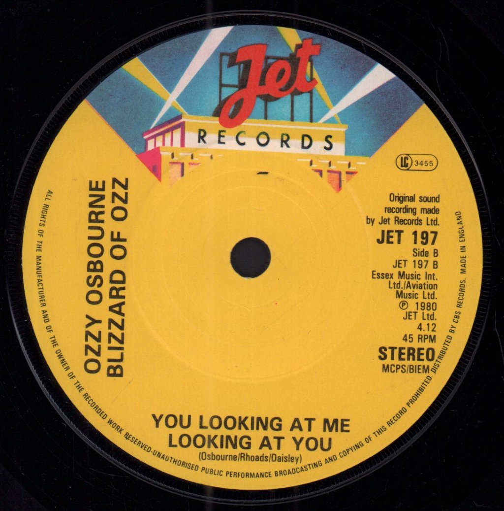 Ozzy Osbourne - Crazy Train - 7 Inch