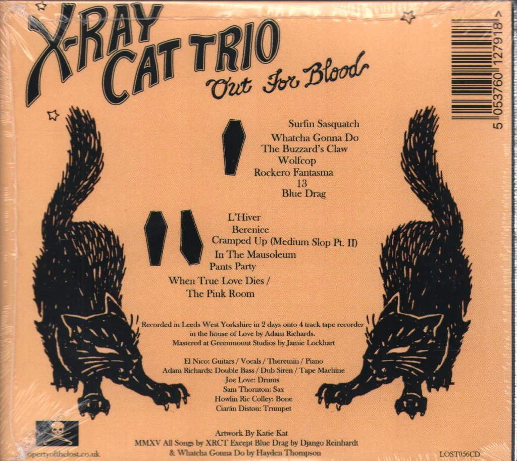 X Ray Cat Trio - Out For Blood - Cd